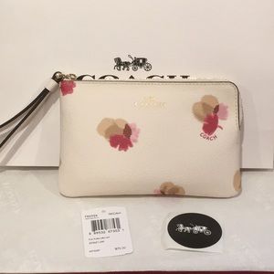 Coach  Field Flora Wristlet- plus Extras!